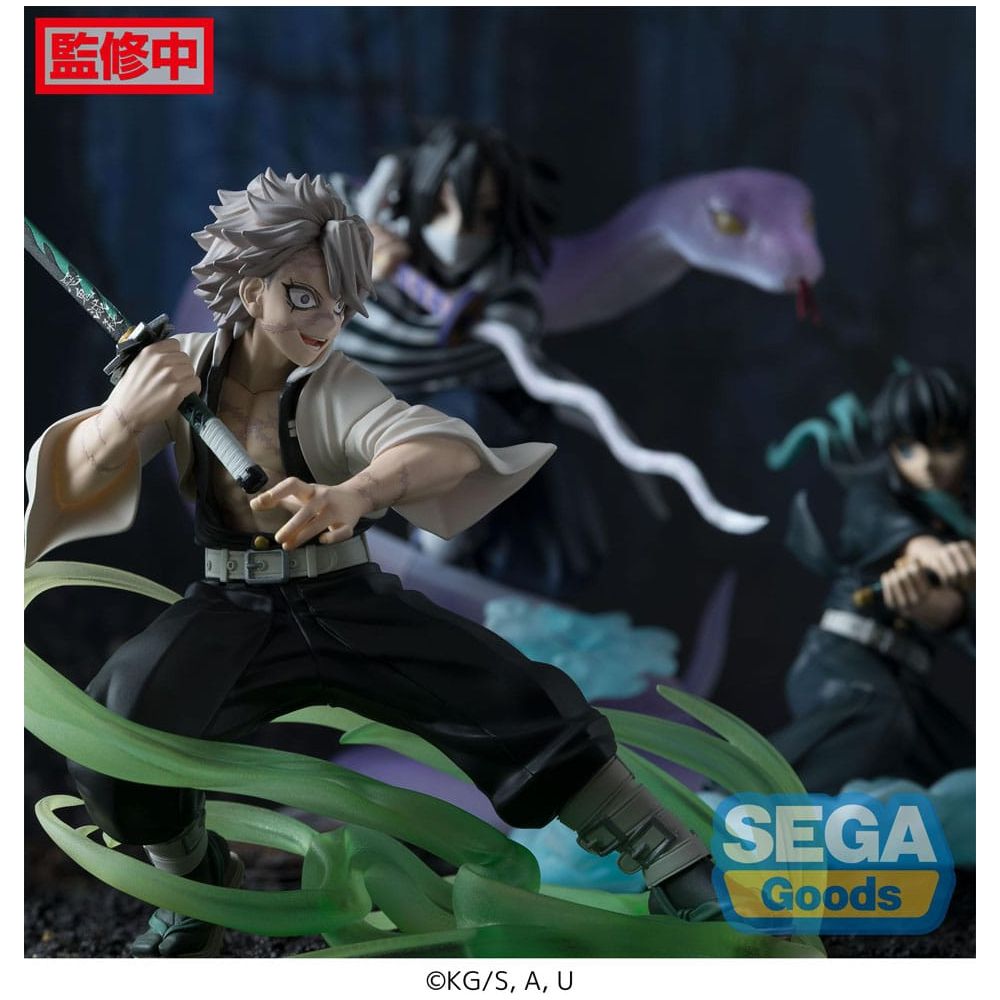 Demon Slayer: Kimetsu no Yaiba Xross Link Anime PVC Statue Sanemi Shinazugawa Hashira Training Arc 12 cm Sega Goods