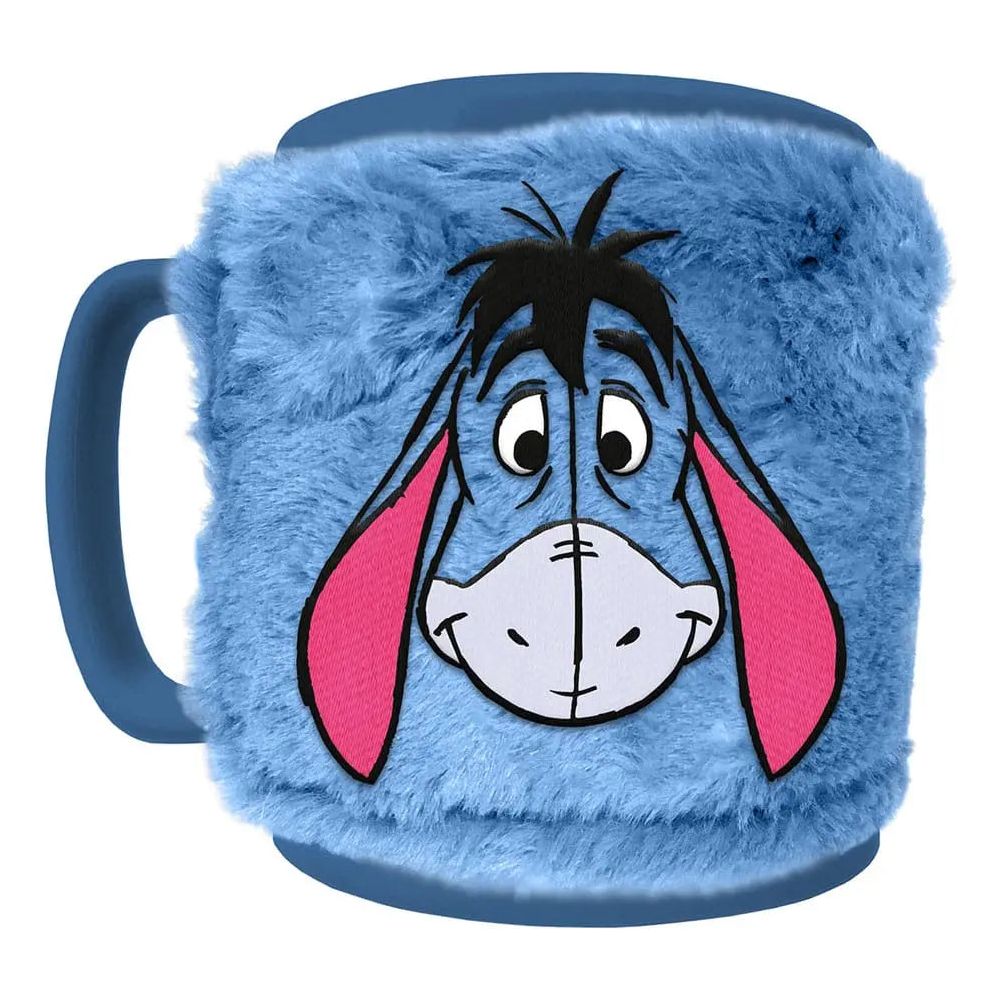 Disney Fuzzy Mug Winnie the Pooh Eeyore Pyramid International