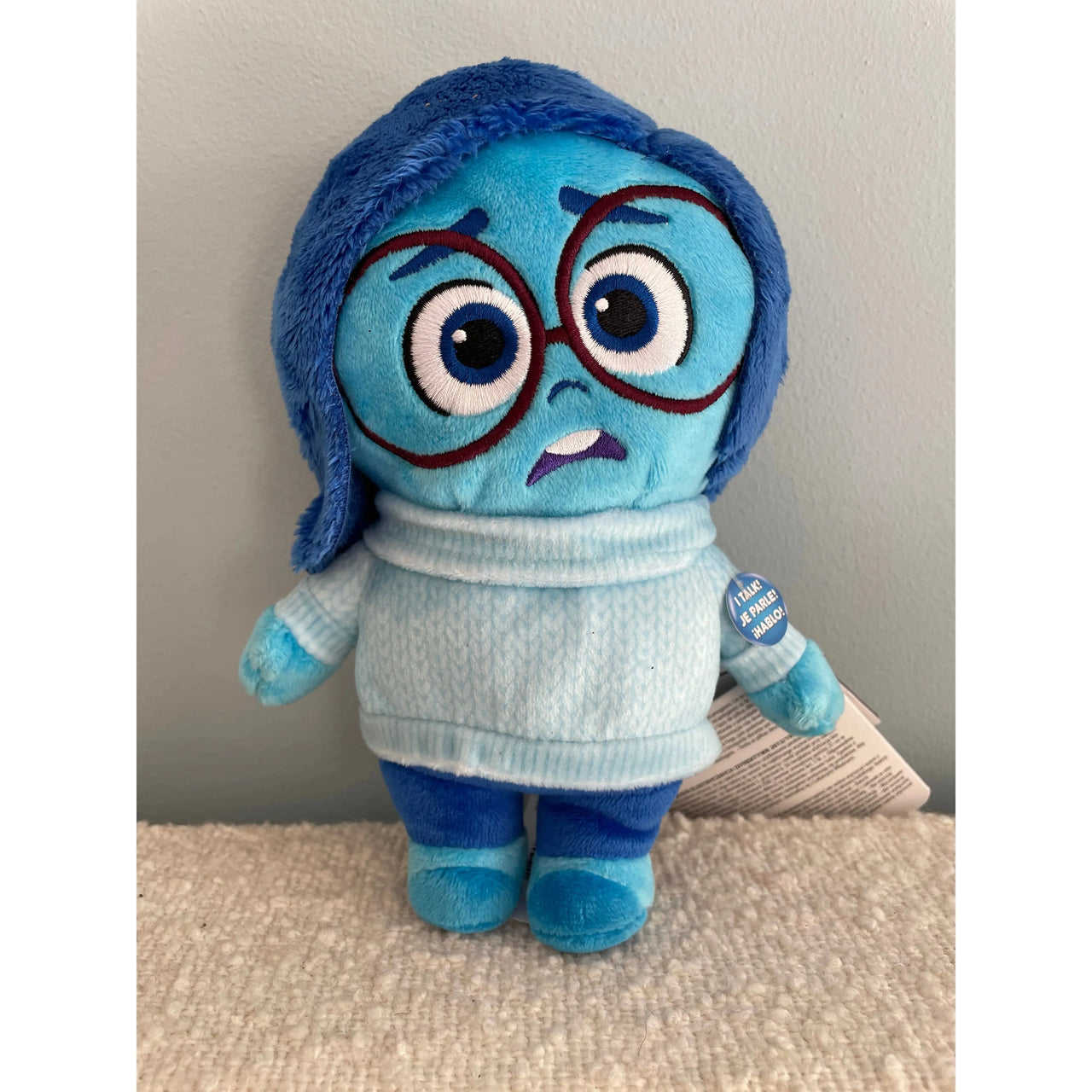 Disney Inside Out Talk It Out 2 Small Plush Sadness Disney