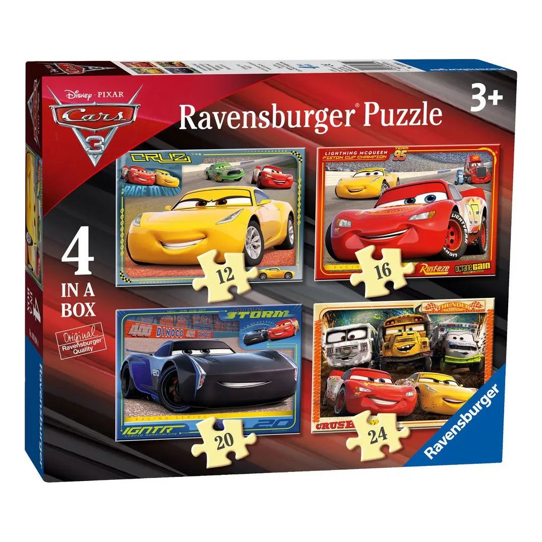 Disney Pixar Cars 4 in a Box Puzzle Ravensburger