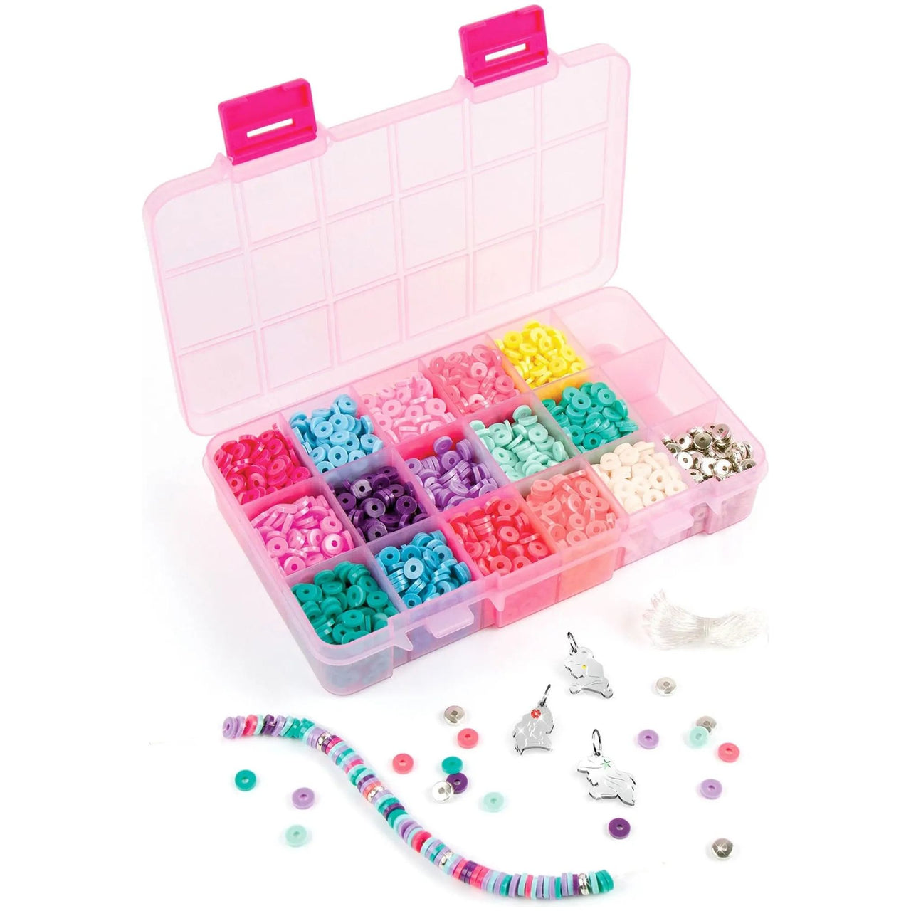 Disney Princess Royal Rounds Heishi Beads Charm Set Make It Real