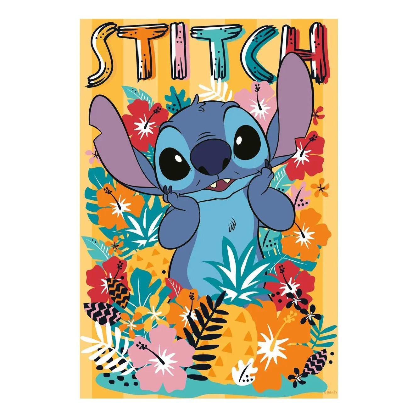 Puzzle Ravensburger Lilo & Stitch puzzle rond Stitch (500 pièces)