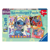 Thumbnail for Disney Stitch 49 Piece Jigsaw Puzzle 3 Pack Ravensburger