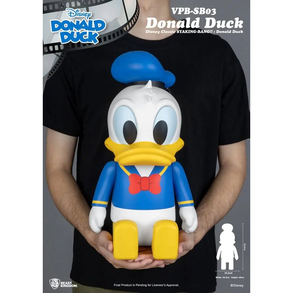 Disney Syaing Bang Vinyl Bank Mickey and Friends Donald Duck 53 cm Beast Kingdom