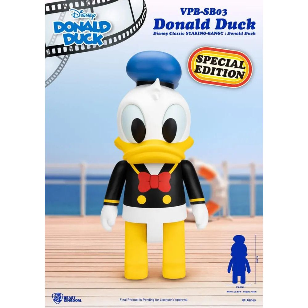 Disney Syaing Bang Vinyl Bank Mickey and Friends Donald Duck 53 cm Beast Kingdom