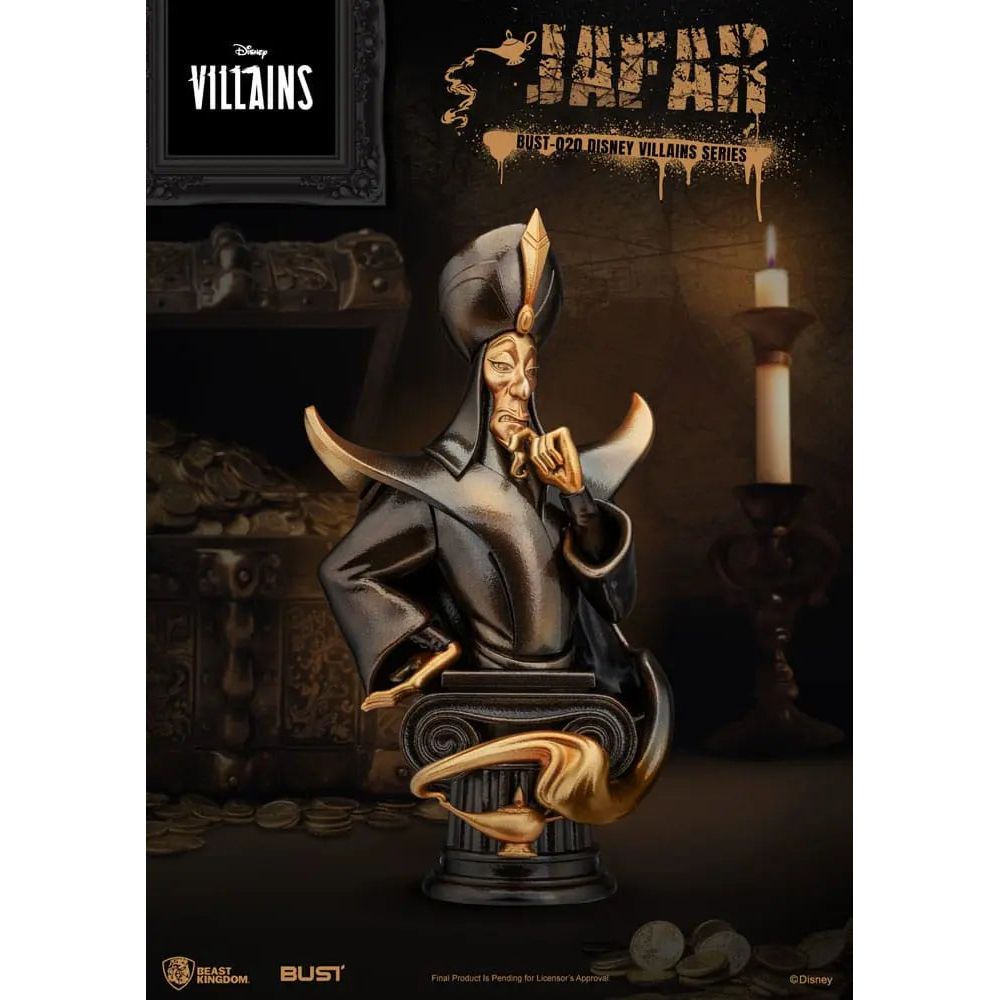 Disney Villains Series PVC Bust Jafar 16 cm Beast Kingdom