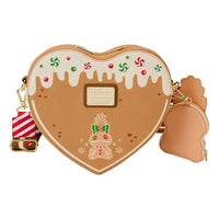 Thumbnail for Disney by Loungefly Crossbody Bag Lilo & Stitch Angel and Stitch Gingerbread Heart Loungefly