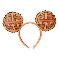 Thumbnail for Disney by Loungefly Ears Headband Mickey & Minnie Picnic Pie Loungefly
