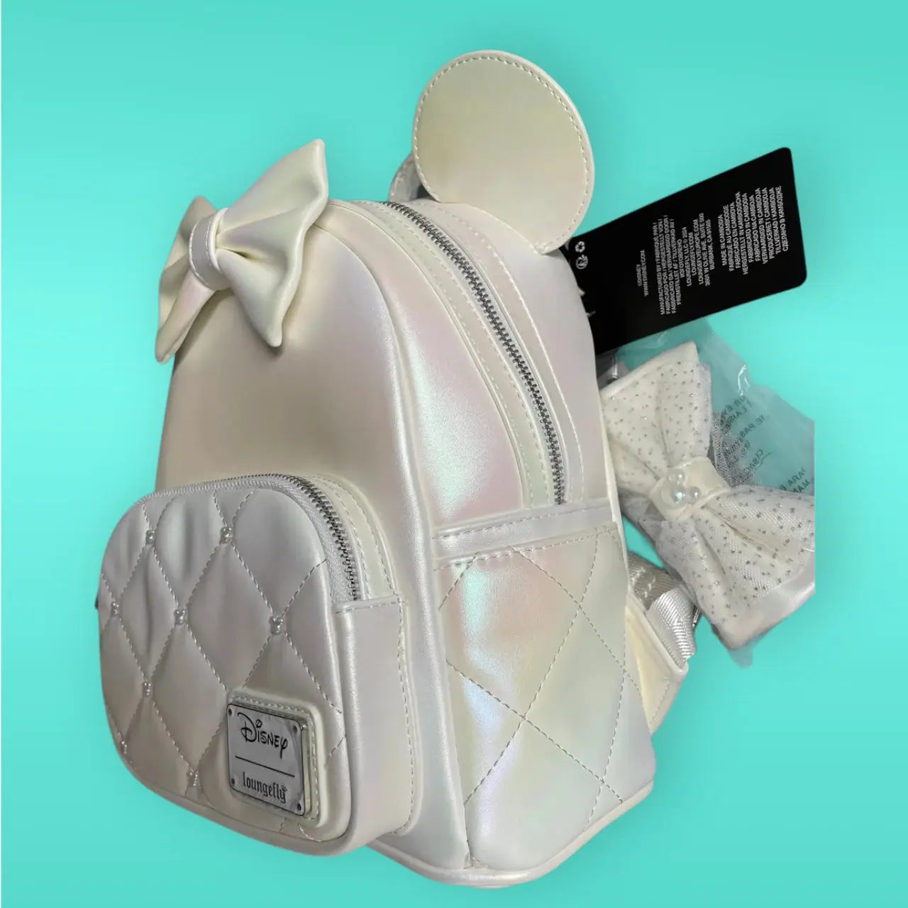 Disney by Loungefly Mini Backpack Iridescent Wedding Loungefly