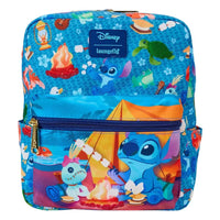 Thumbnail for Disney by Loungefly Mini Backpack Lilo and Stitch Camping Cuties AOP Loungefly