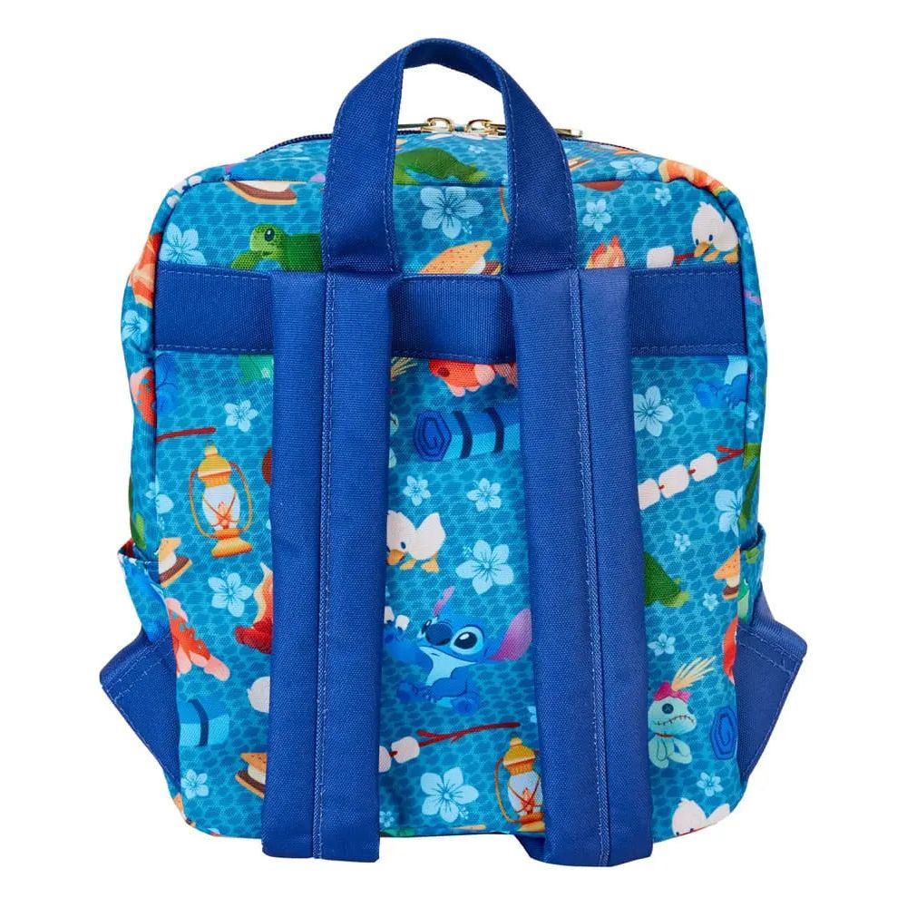 Disney by Loungefly Mini Backpack Lilo and Stitch Camping Cuties AOP Loungefly