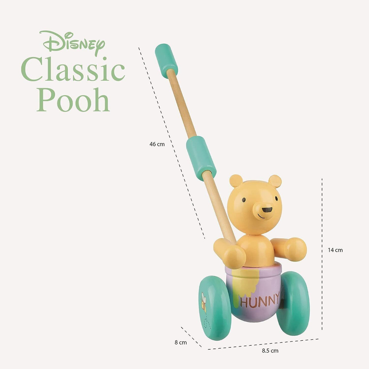 Disney Classic Pooh Push Along Winnie the Pooh Orange Tree