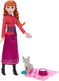 Thumbnail for Disney Frozen Anna Doll and Wolf Cub