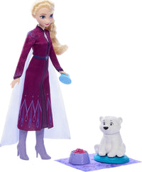 Thumbnail for Disney Frozen Elsa Doll and Bear Cub
