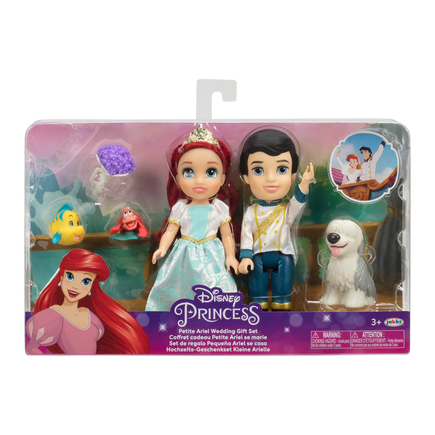 Disney Princess Petite Ariel Wedding Gift Set Jakks Pacific