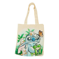Thumbnail for Disney by Loungefly Canvas Tote Bag Lilo and Stitch Springtime Loungefly