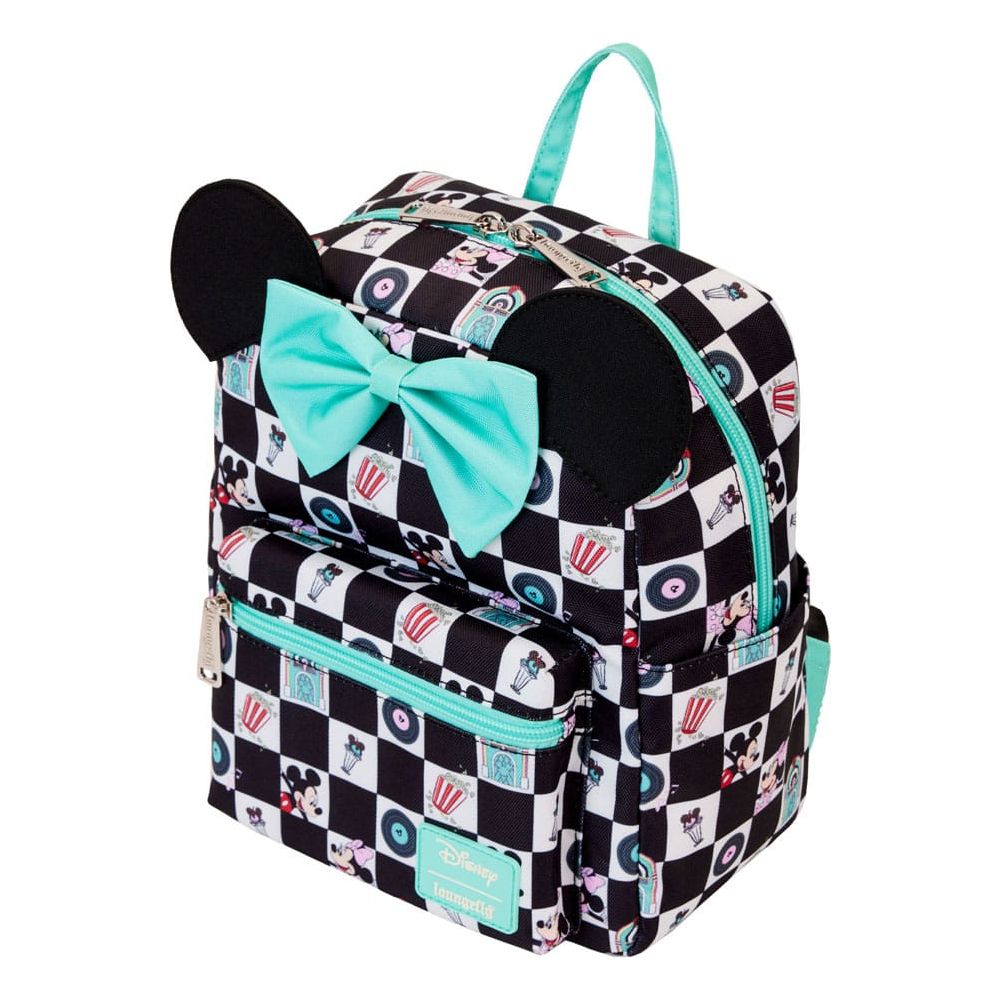 Disney by Loungefly Mini Backpack Mickey & Minnie Date Night AOP Loungefly