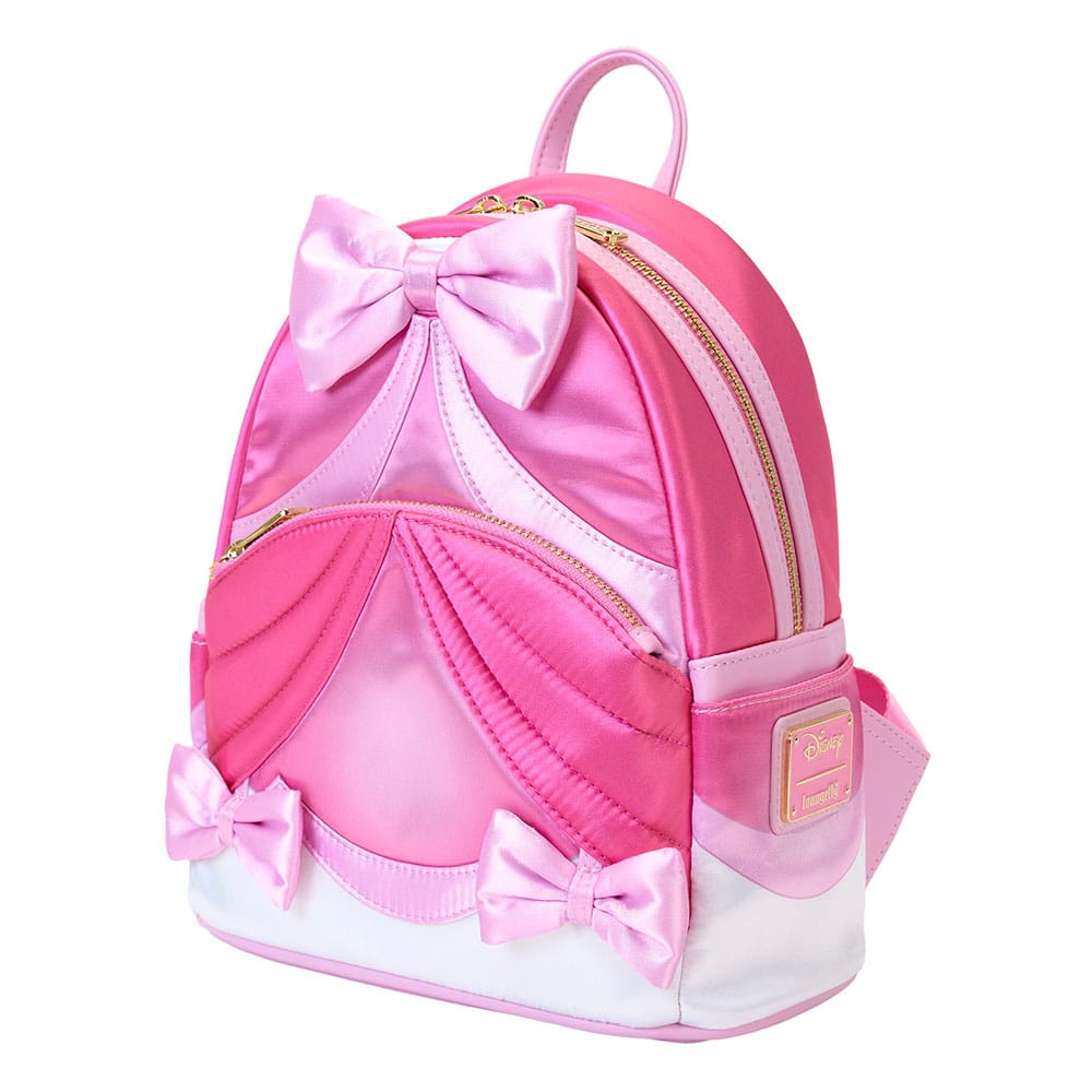 Loungefly Cinderella 75th Anniversary Pink Bow Gown Cosplay Mini Backpack