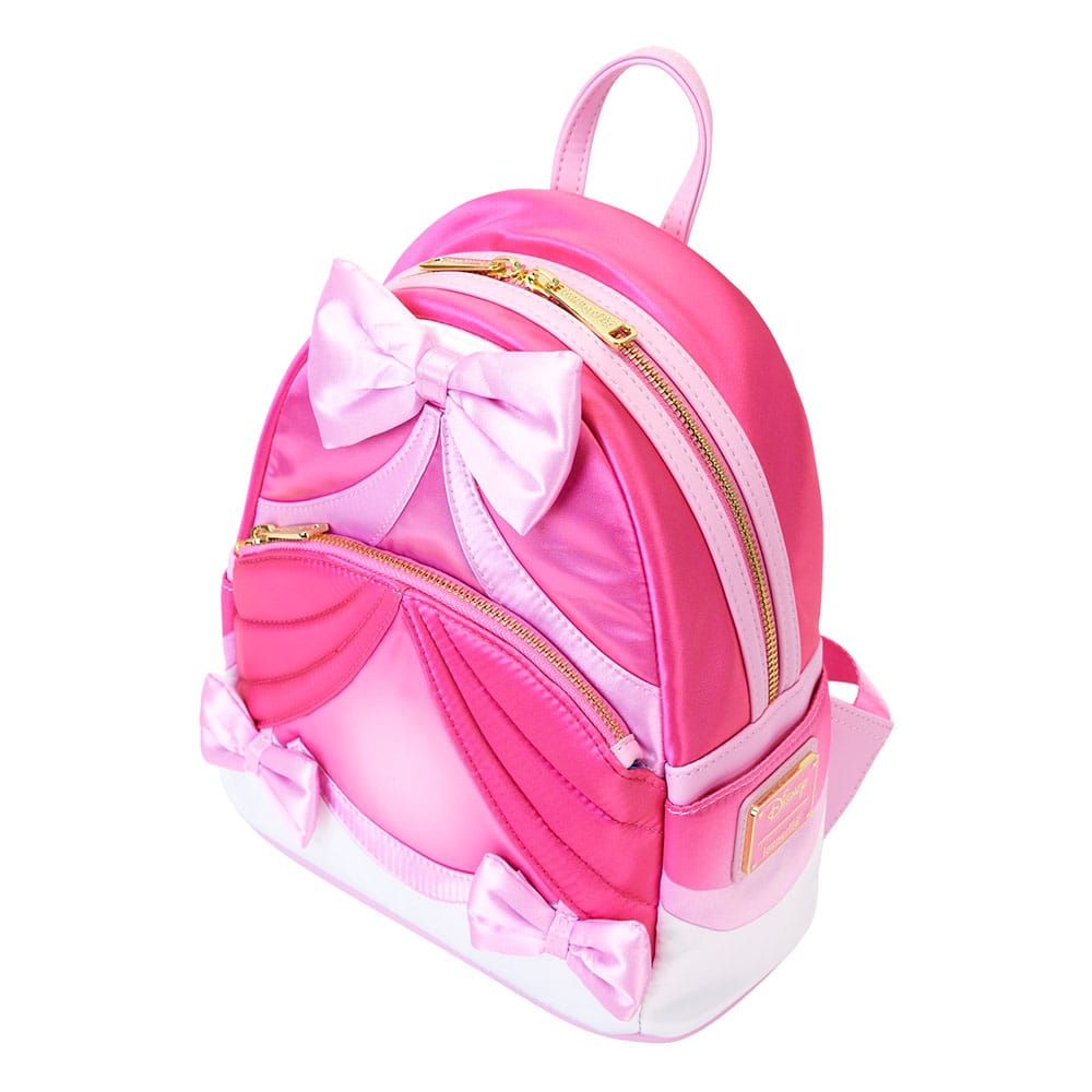 Loungefly Cinderella 75th Anniversary Pink Bow Gown Cosplay Mini Backpack