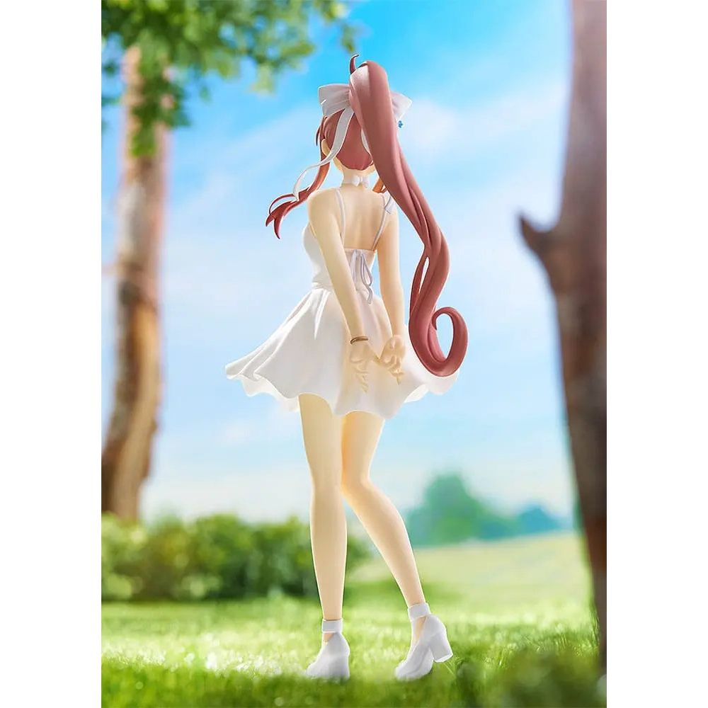 Doki Doki Literature Club! Pop Up Parade PVC Statue Monika: White Dress Ver. 18 cm Good Smile Company