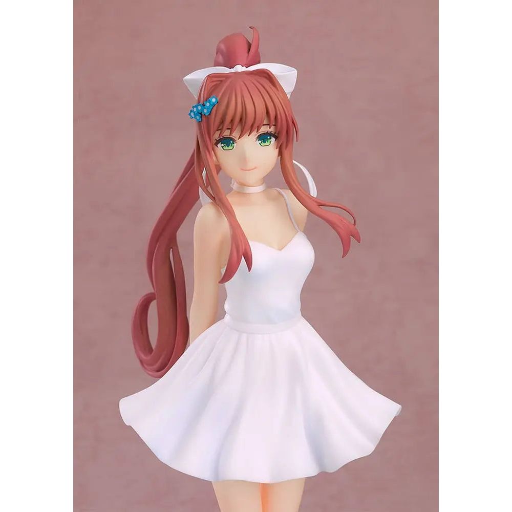 Doki Doki Literature Club! Pop Up Parade PVC Statue Monika: White Dress Ver. 18 cm Good Smile Company