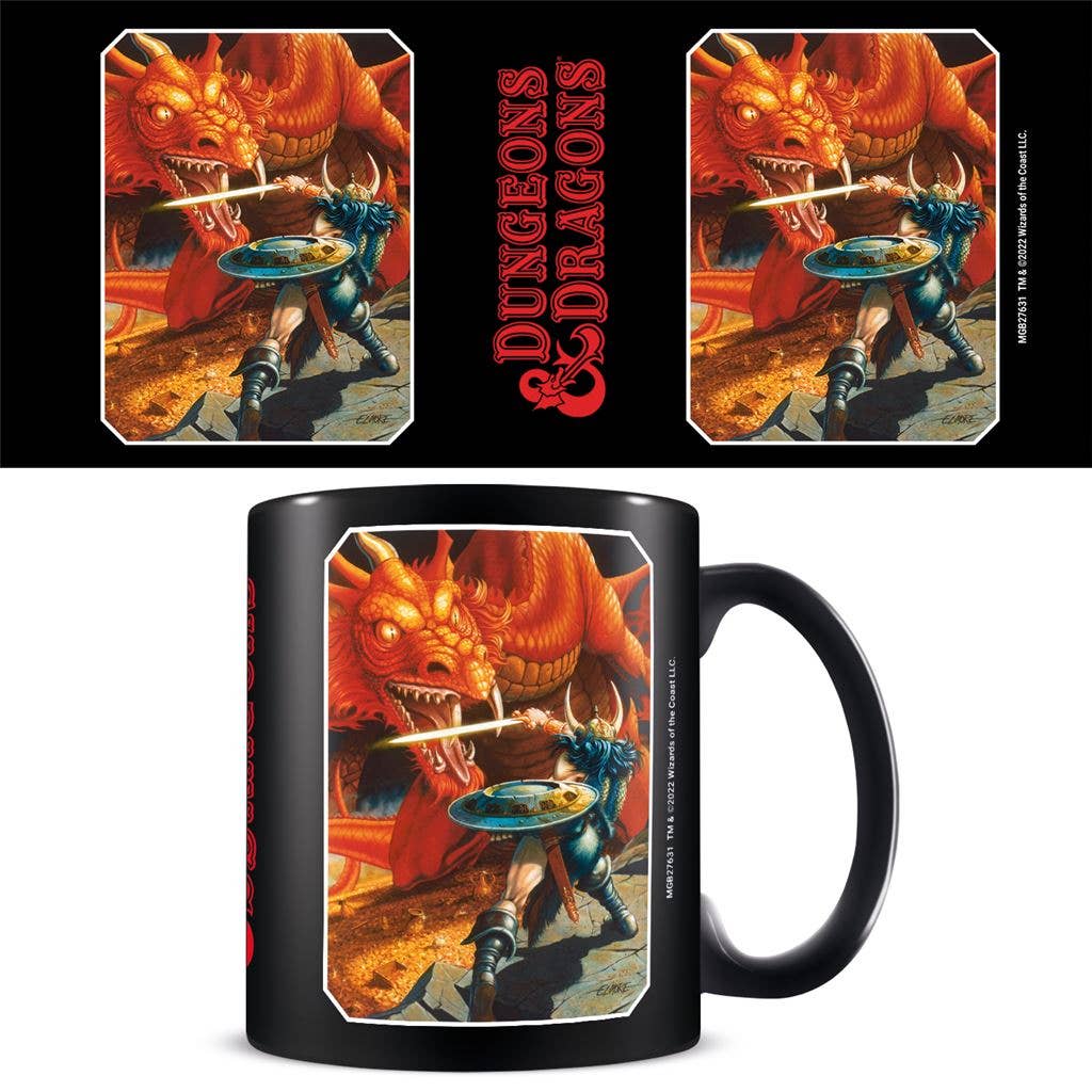 Dungeons &amp; Dragons (Red Dragon) Black Mug