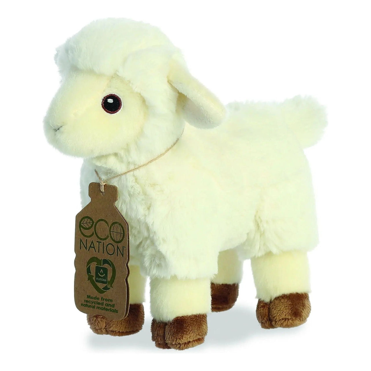 Eco Nation Lamb 8" Plush Toy Aurora