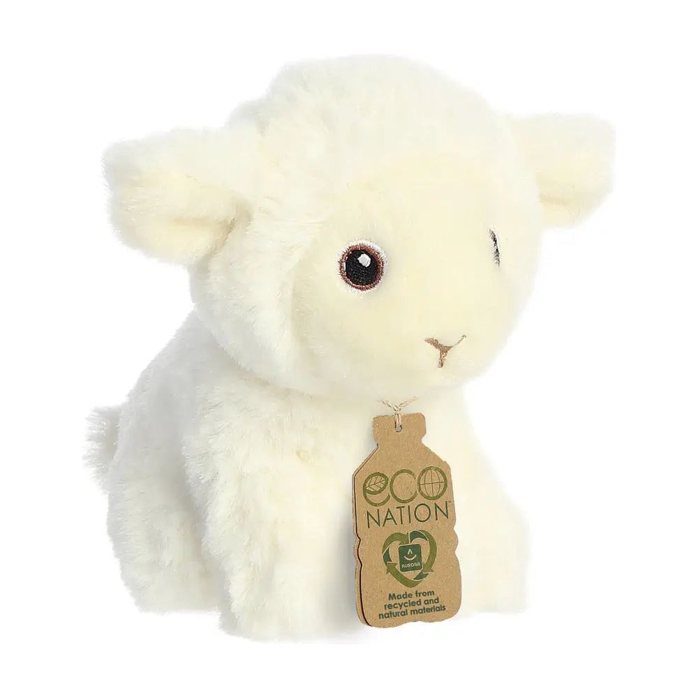 Eco Nation Mini Lamb 5" Plush Aurora