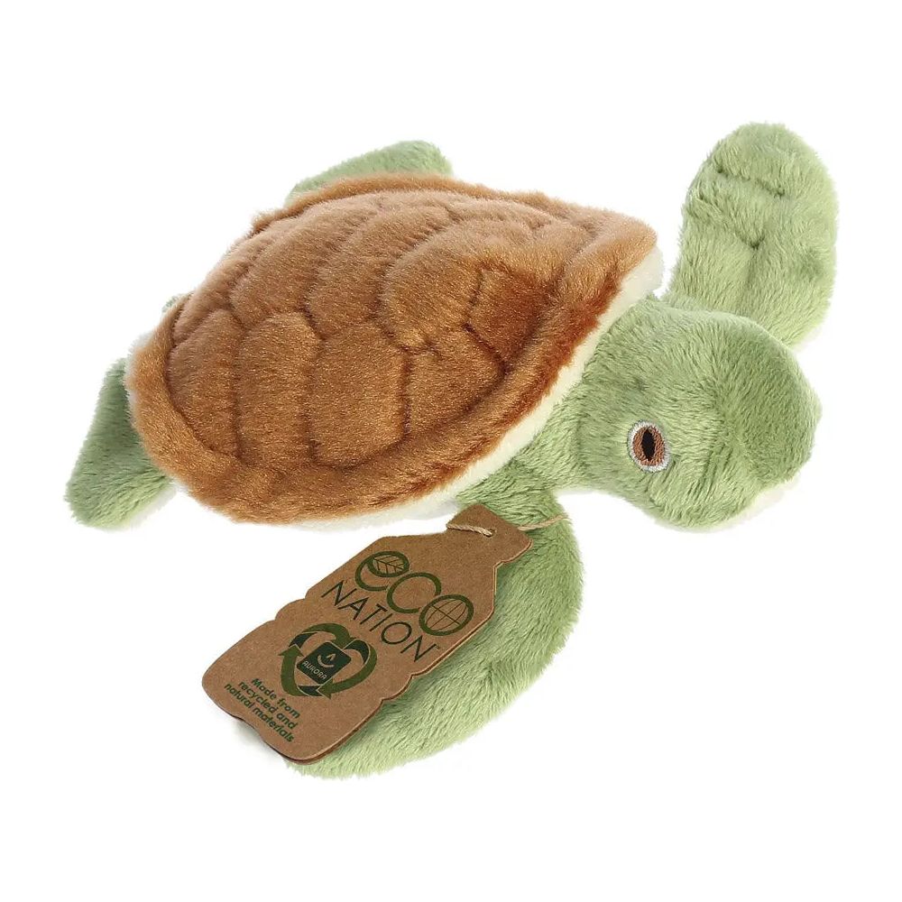 Eco Nation Mini Turtle 5" Plush Aurora