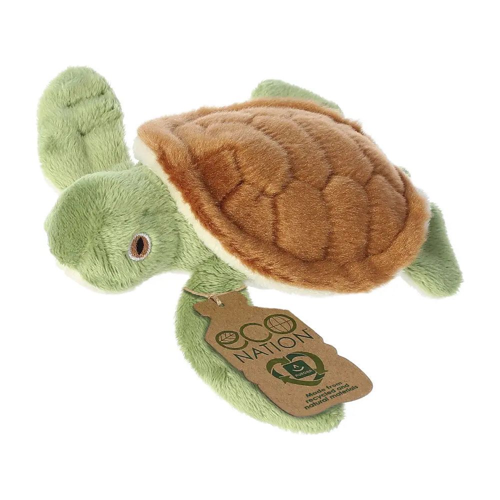 Eco Nation Mini Turtle 5" Plush Aurora