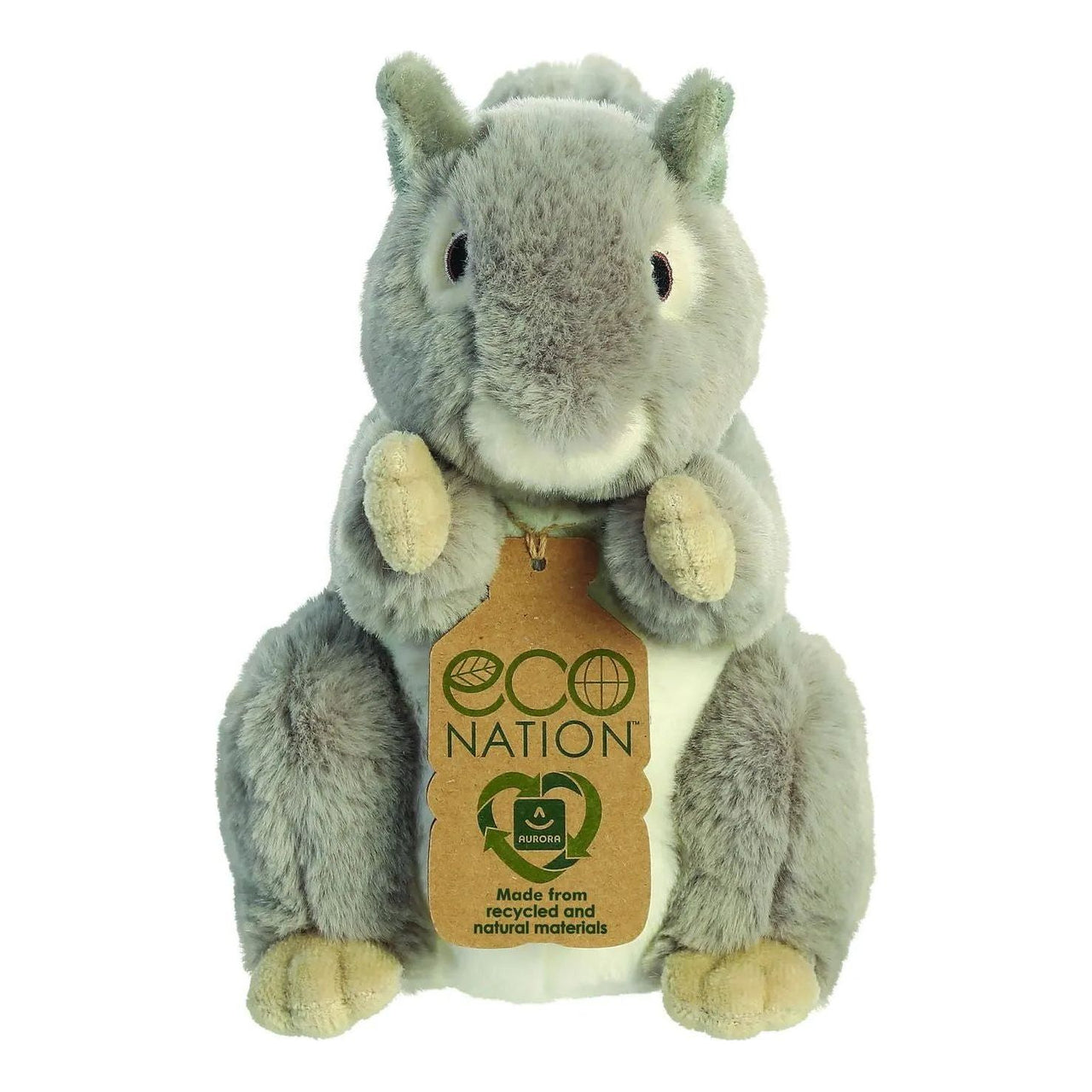 Eco Nation Squirrel 8" Plush Toy Aurora