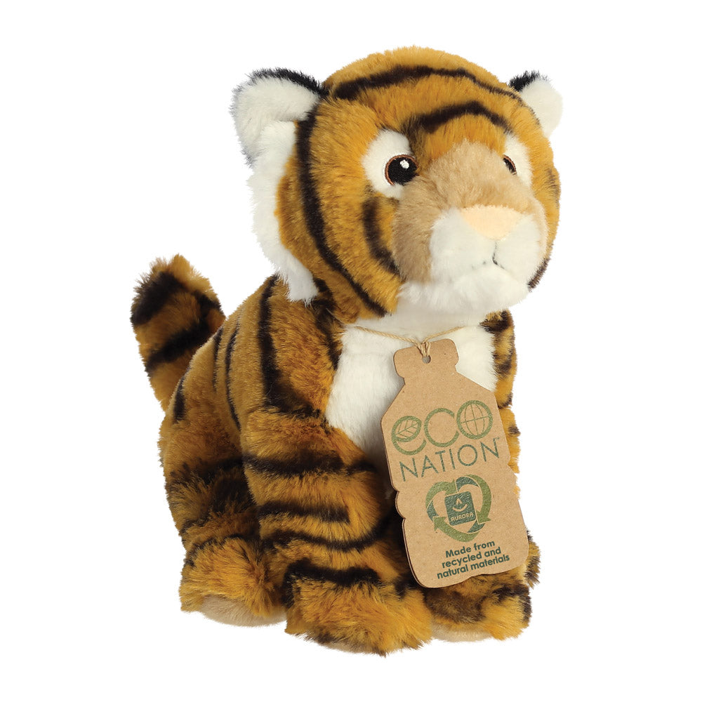 Eco Nation Bengal Tiger 9" Plush Toy