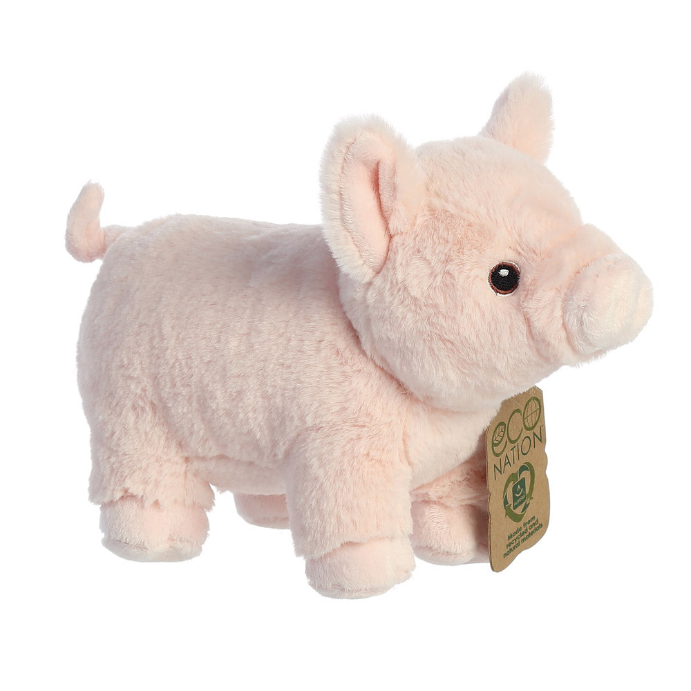 Eco Nation Pig 9.5" Plush Toy