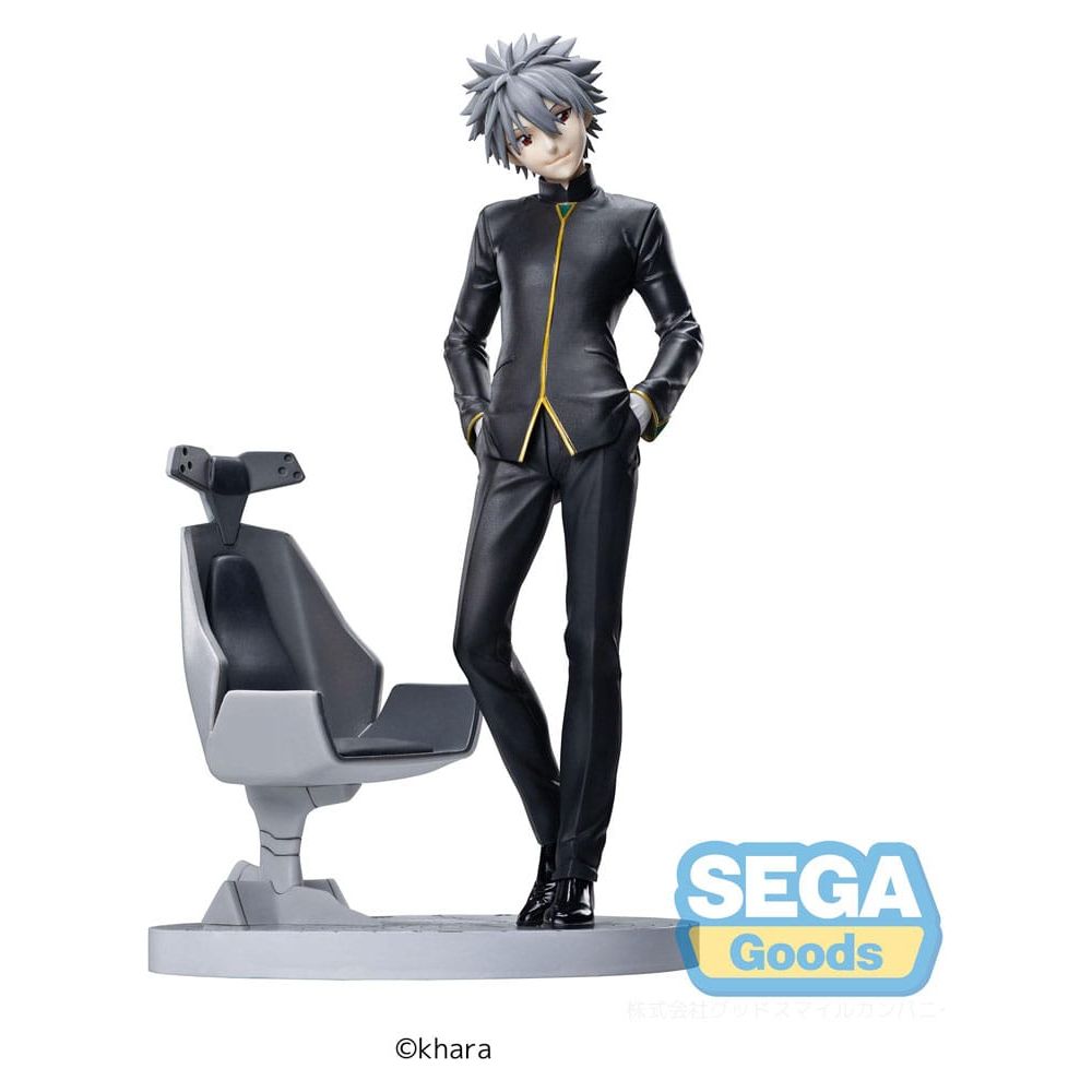 Evangelion: 3.0+1.0 Thrice Upon a Time Luminasta PVC Statue Kaworu Nagisa Commander Suit Ver. 2 20 cm Sega Goods