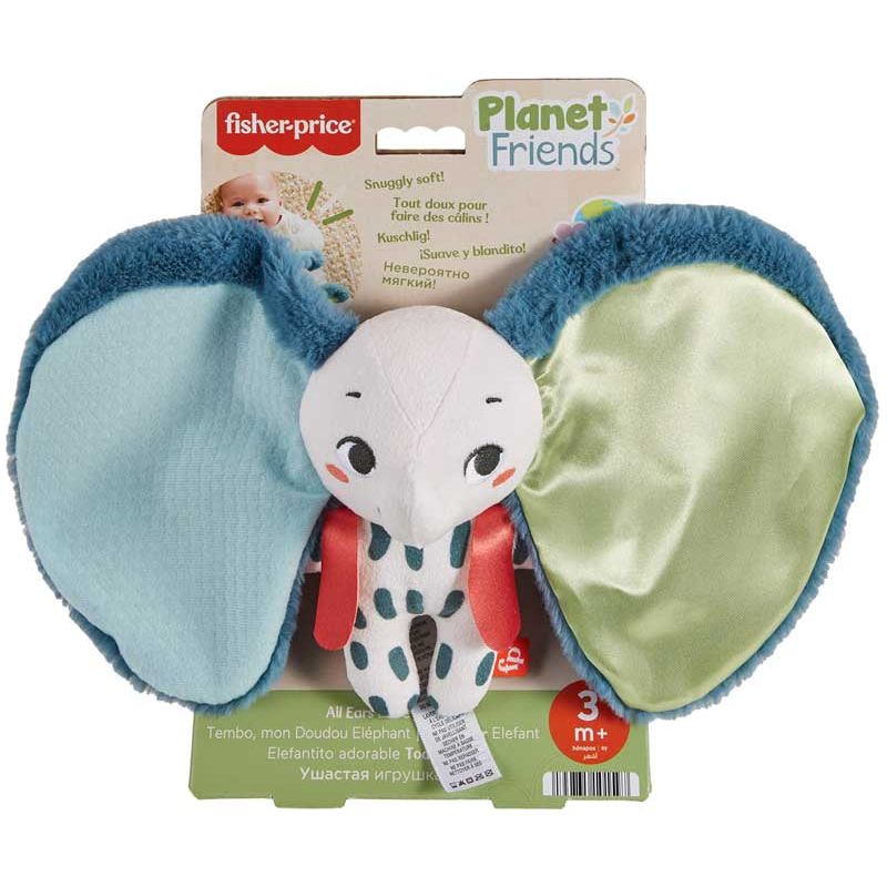 Fisher-Price Sustain All Ears Lovey Elephant Toy Fisher-Price
