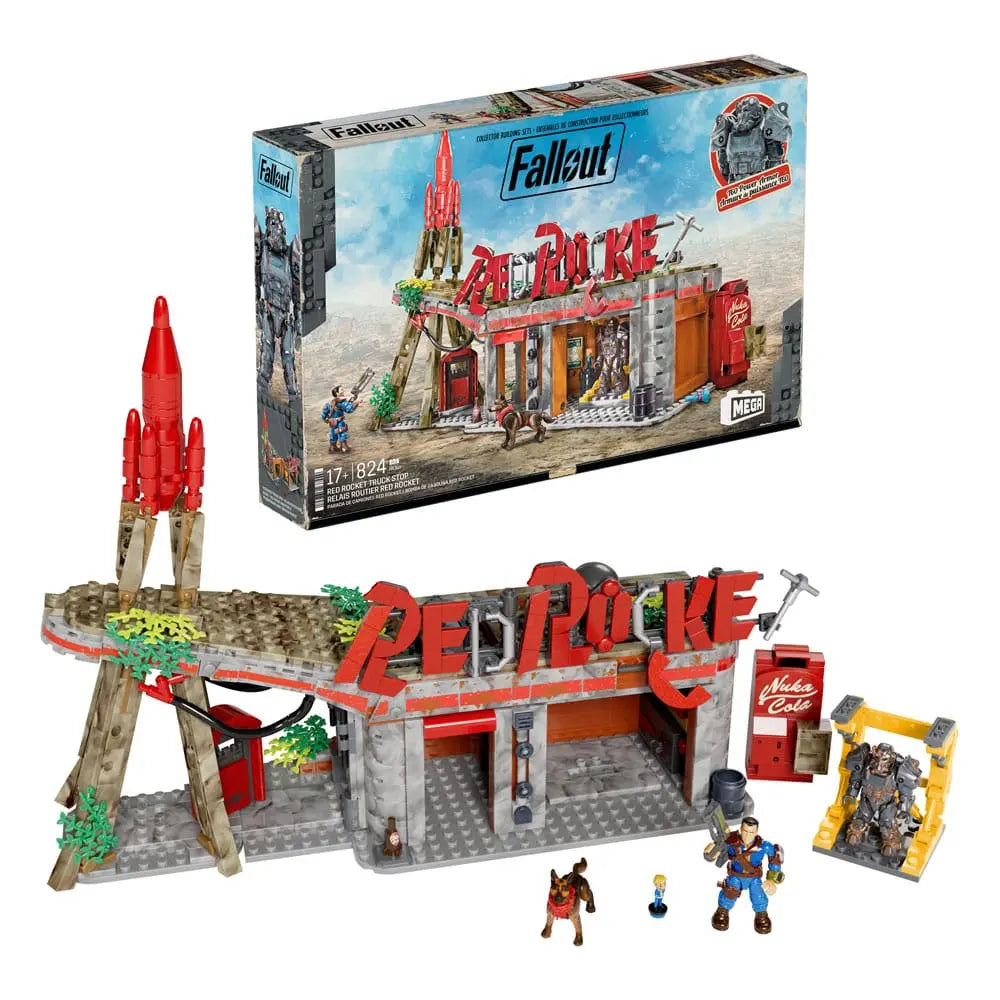 Fallout MEGA Construction Set Red Rocket Truck Stop Mattel