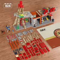 Thumbnail for Fallout MEGA Construction Set Red Rocket Truck Stop Mattel