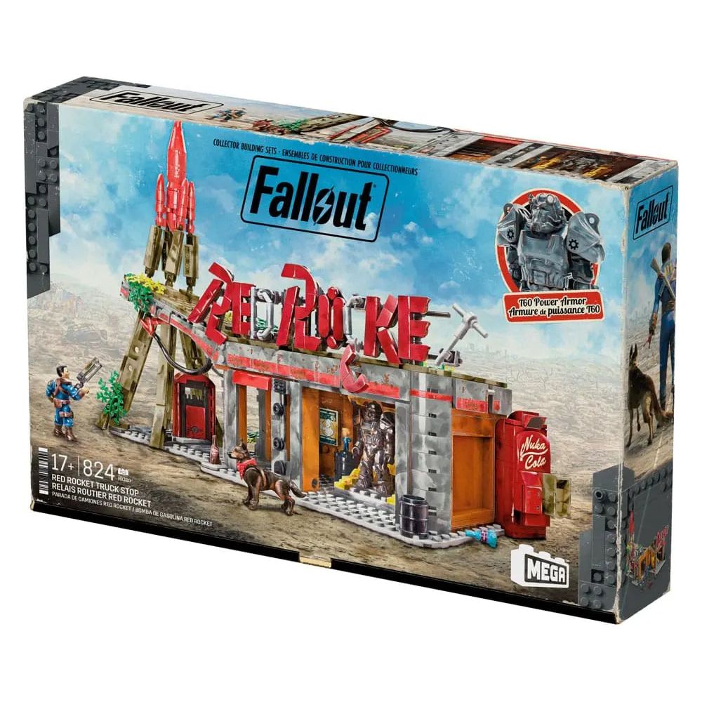 Fallout MEGA Construction Set Red Rocket Truck Stop Mattel