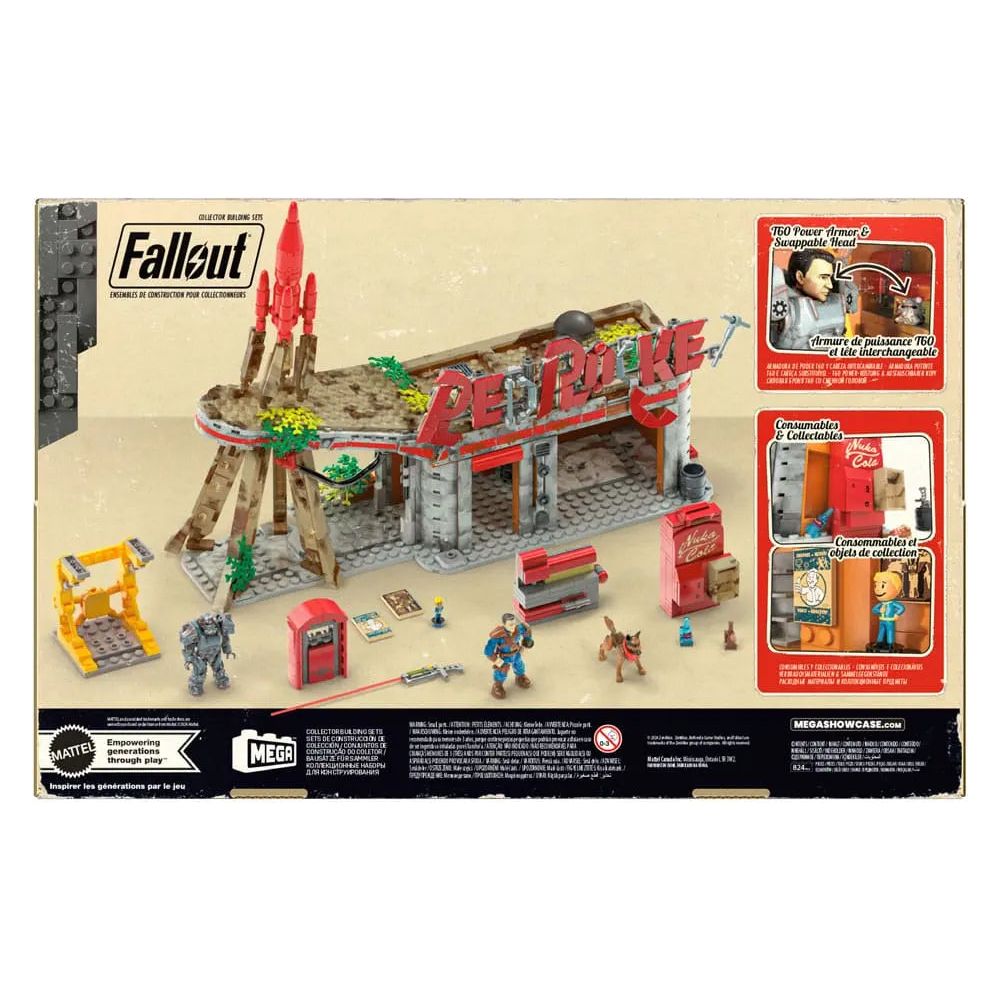 Fallout MEGA Construction Set Red Rocket Truck Stop Mattel