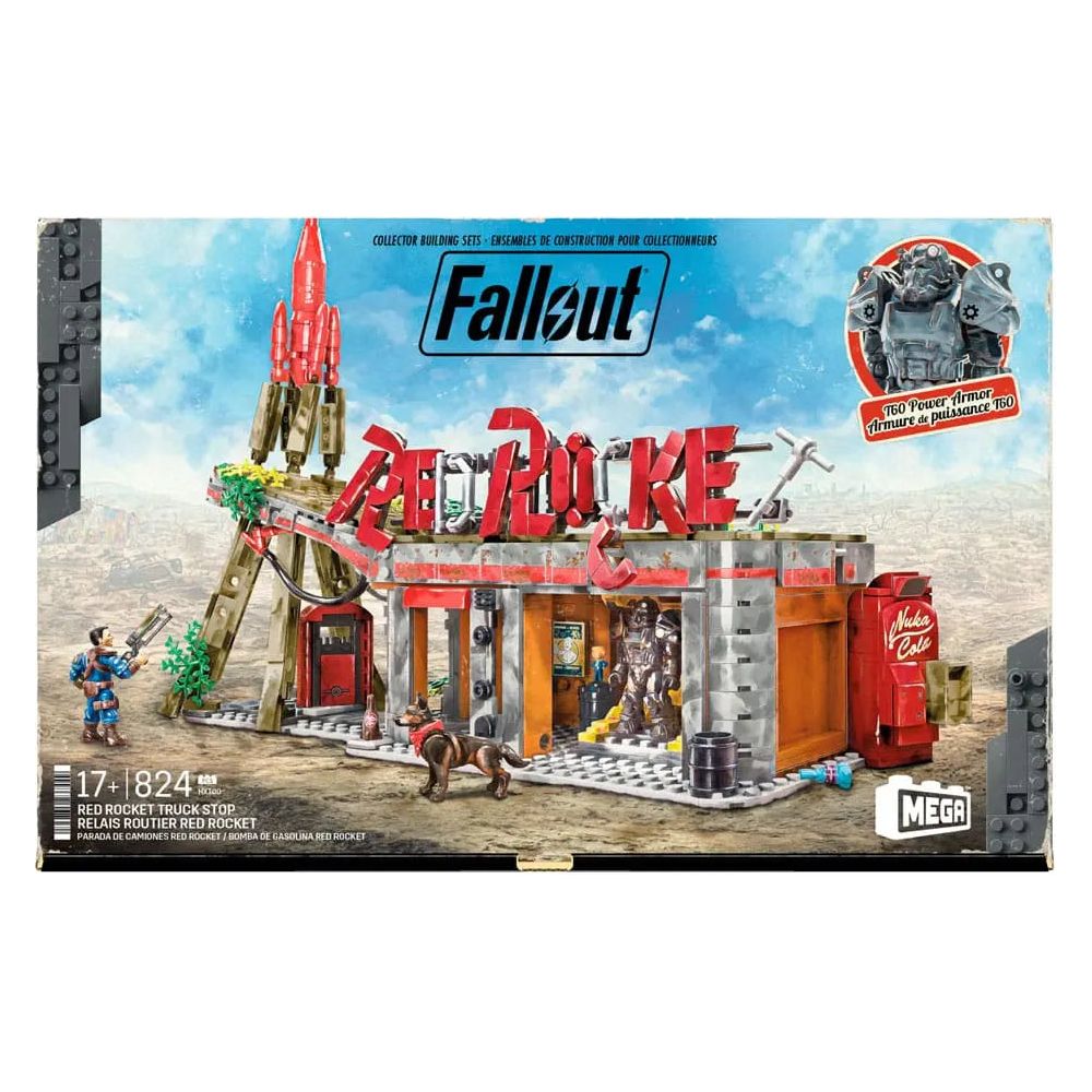 Fallout MEGA Construction Set Red Rocket Truck Stop Mattel