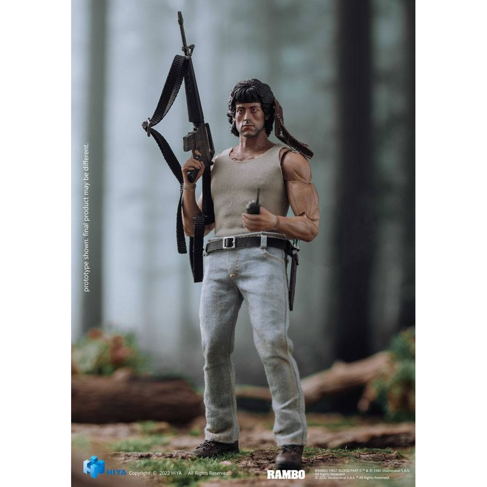 First Blood Exquisite Super Action Figure 1/12 John Rambo 16 cm Hiya