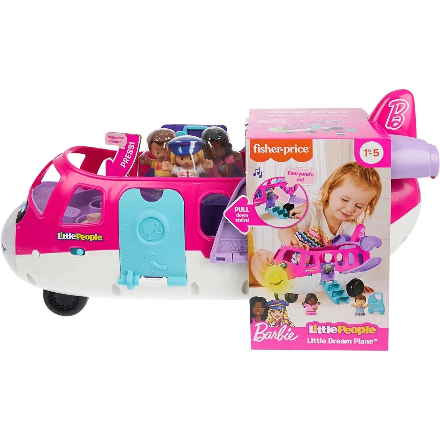 Fisher-Price Little People Barbie Dream Plane Fisher-Price