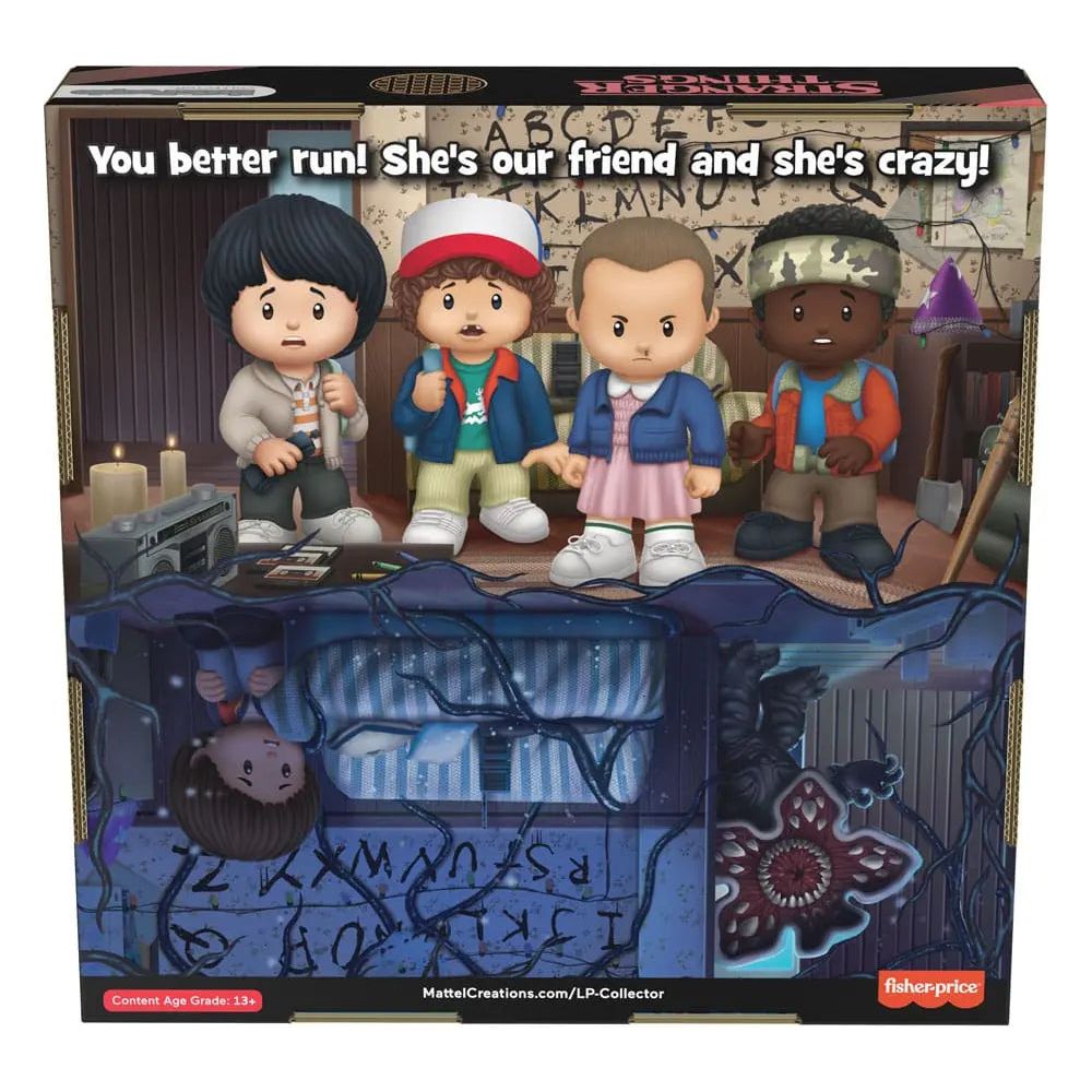 Fisher-Price Little People Collector Stranger Things Castle Byers Special Edition Set 6 Figure Pack Fisher-Price
