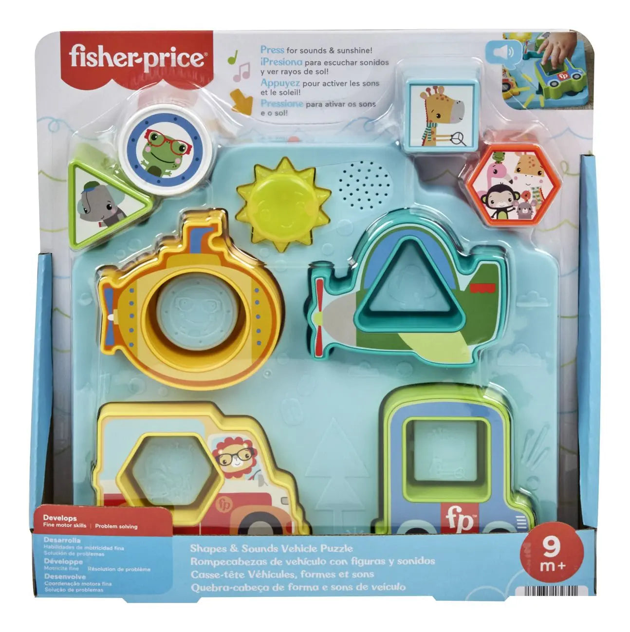 Fisher-Price Shapes and Sounds Vehicle Puzzle Fisher-Price