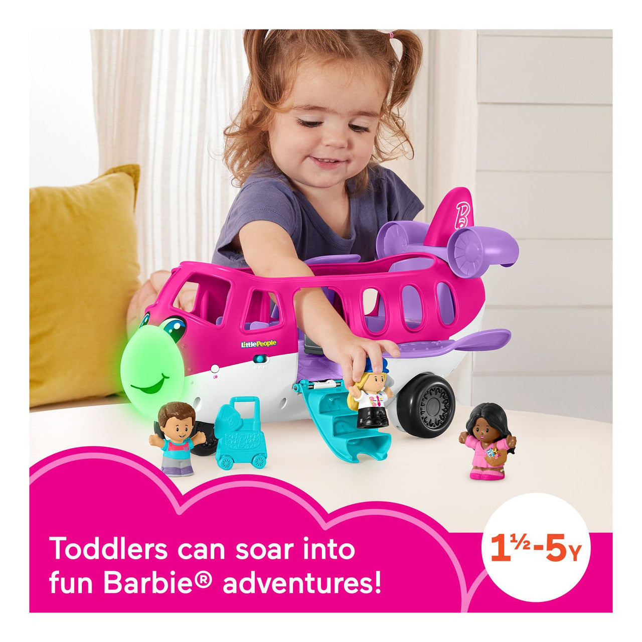Fisher-Price Little People Barbie Dream Plane