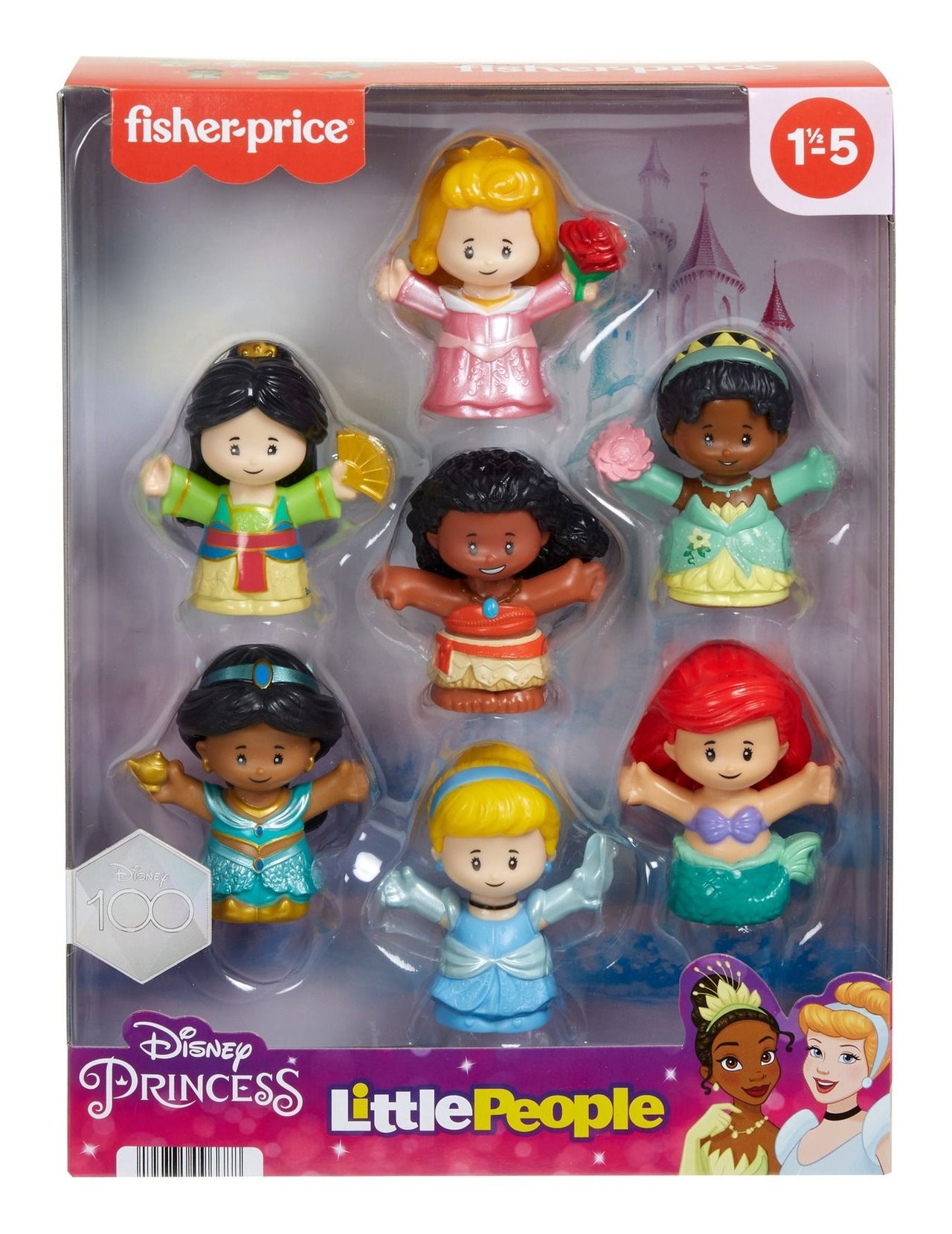 Fisher-Price Little People Disney Princess Figures Assorted