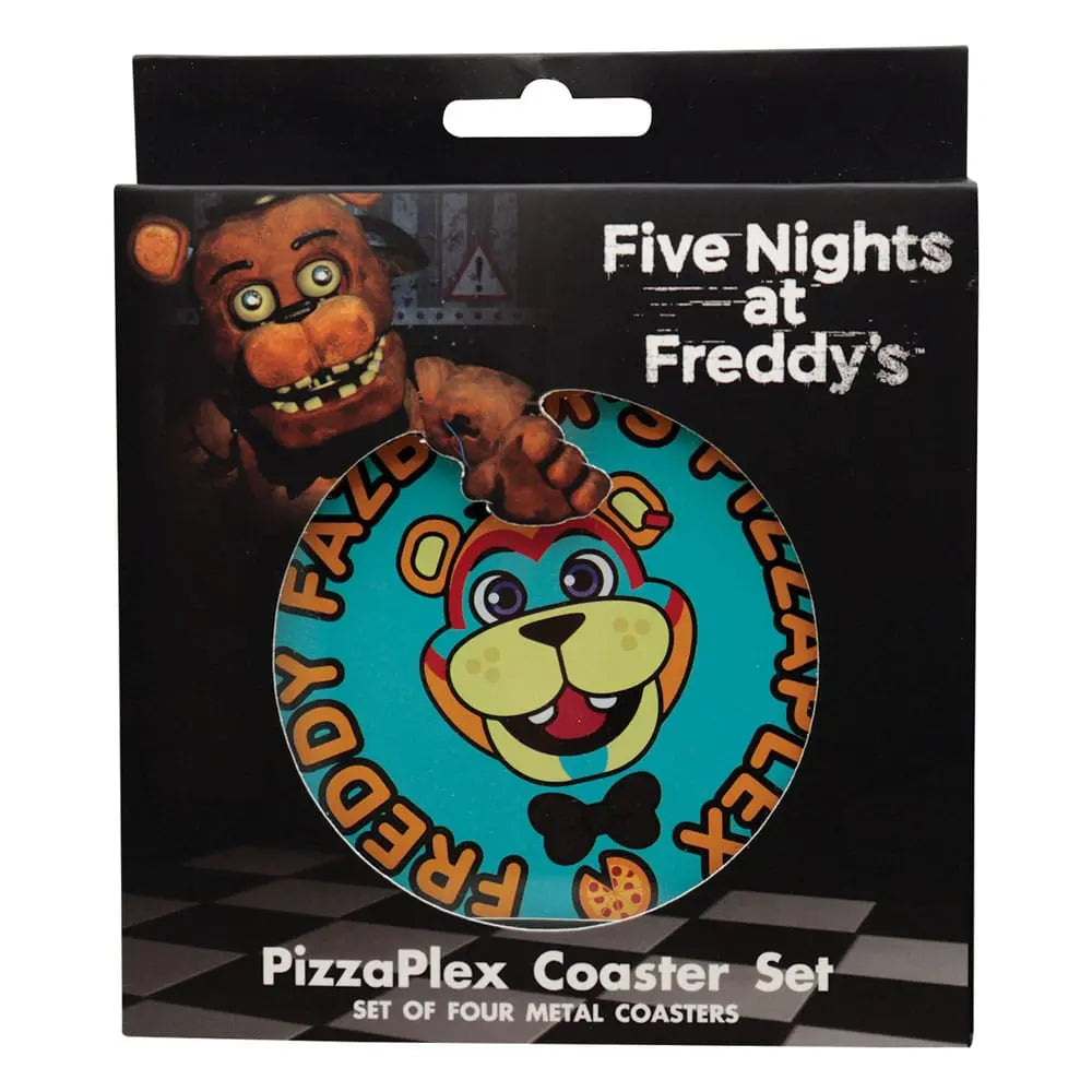 Five Nights at Freddy's Coaster 4-Pack Printed Drinks Fannattik