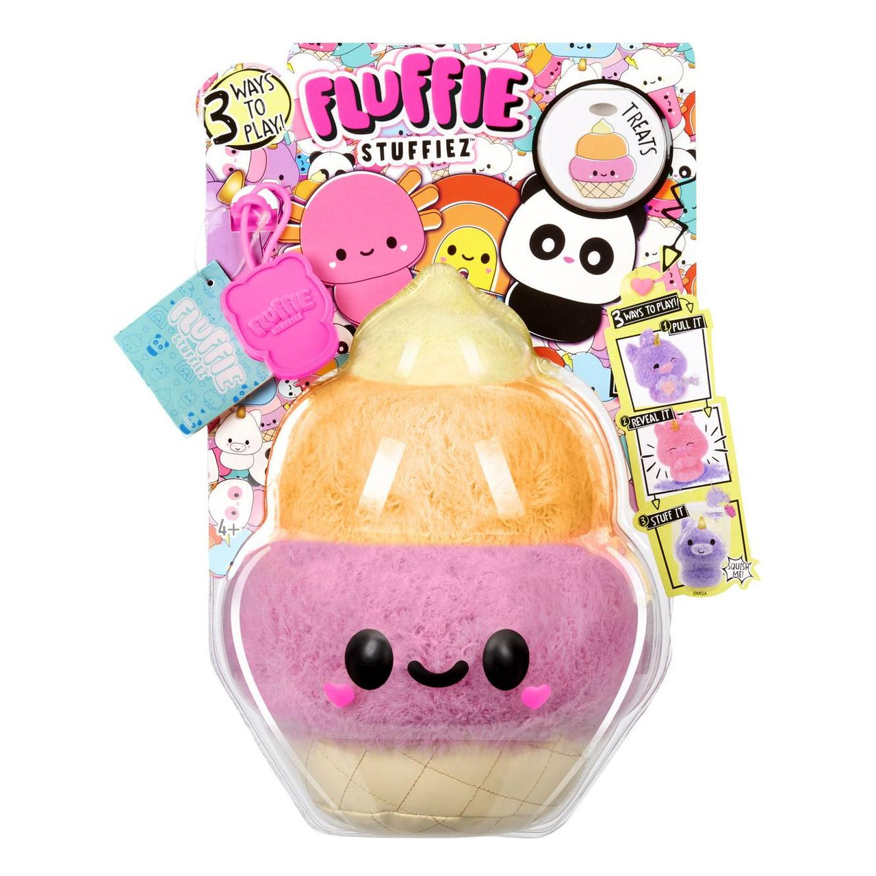 Fluffie Stuffiez Small Collectible Ice Cream Plush flu