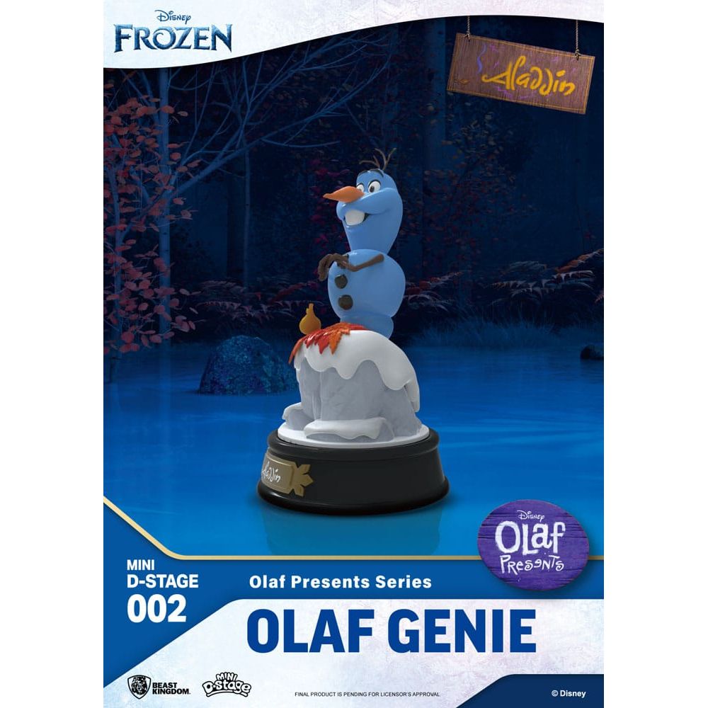 Frozen Mini Diorama Stage PVC Statue Olaf Presents Olaf Genie 12 cm Beast Kingdom