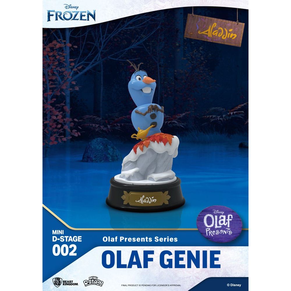 Frozen Mini Diorama Stage PVC Statue Olaf Presents Olaf Genie 12 cm Beast Kingdom